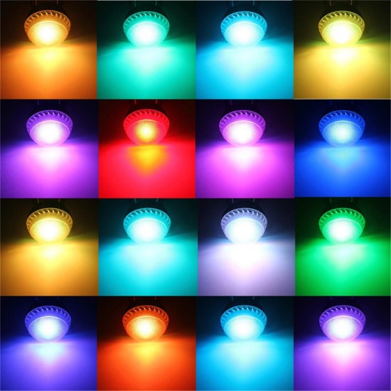 Dimmable E27 3W RGB LED Light Bulb 16 Colors Changing Lamp + IR Remote Control AC85V~265V