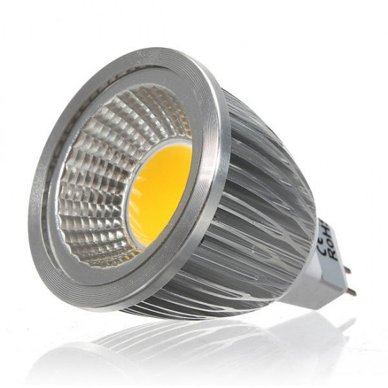 MR16 5W 500-550LM Dimmable COB LED Spot Lamp Light Bulbs DC/AC 12V