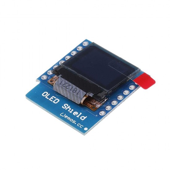 0.66 Inch OLED Display Shield For D1 Mini 64X48 IIC I2C 0.66 Inch OLED Display Shield For D1 Mini 64X48 IIC I2C
