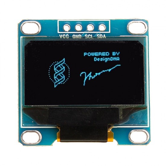 0.96 Inch 4Pin IIC I2C SSD136 128x64 DC 3V-5V Blue OLED Display Module 0.96 Inch 4Pin IIC I2C SSD136 128x64 DC 3V-5V Blue OLED Display Module