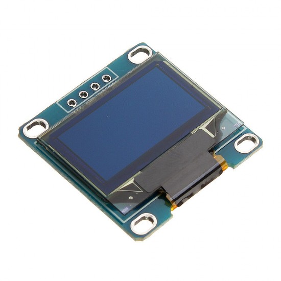 0.96 Inch 4Pin IIC I2C SSD136 128x64 DC 3V-5V Blue OLED Display Module