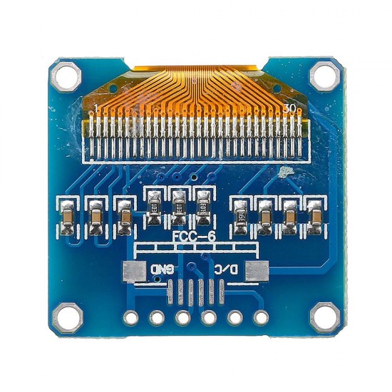 0.96 Inch 6Pin 12864 SPI Blue Yellow OLED Display Module