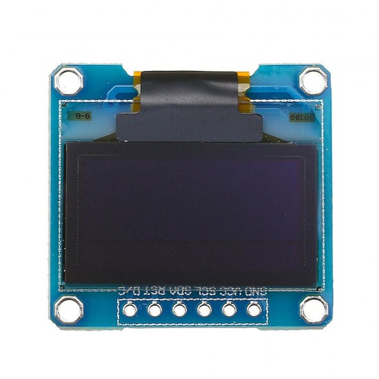 0.96 Inch 6Pin 12864 SPI Blue Yellow OLED Display Module