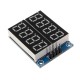 10 Pcs 8-Bit Serial Interface Red Highlight Digital Tube Display Module 74HC164 LCD Driver Board