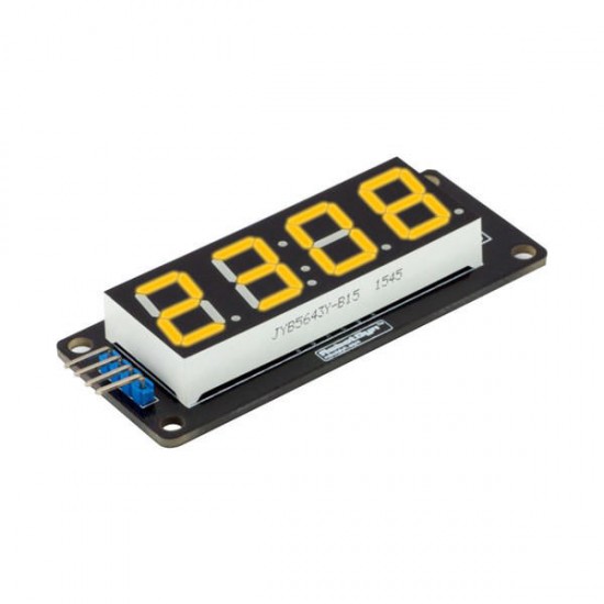 10Pcs 0.56 Inch Yellow LED Display Module 4-digit 7-segment Tube