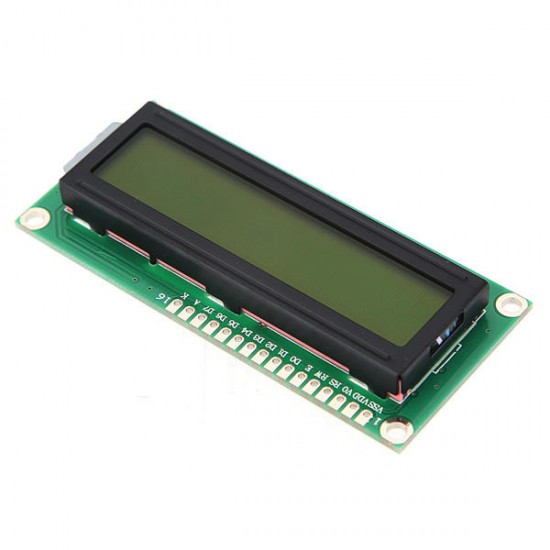 10Pcs 1602 Character LCD Display Module Yellow Backlight