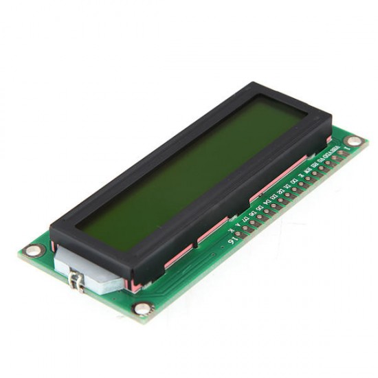 10Pcs 1602 Character LCD Display Module Yellow Backlight