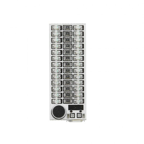10pcs 2*13 USB Mini Voice Control Music Audio Spectrum Flash Volume Level Red LED Display Module 10pcs 2*13 USB Mini Voice Control Music Audio Spectrum Flash Volume Level Red LED Display Module