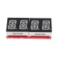 10pcs 4-bit Pozidriv 0.54 Inch 14-segment LED Digital Tube Module Green I2C Control 2-line Control LED Display Screen Module