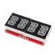 10pcs 4-bit Pozidriv 0.54 Inch 14-segment LED Digital Tube Module Red I2C Control 2-line Control LED Display Screen Module 10pcs 4-bit Pozidriv 0.54 Inch 14-segment LED Digital Tube Module Red I2C Control 2-line Control LED Display Screen Module