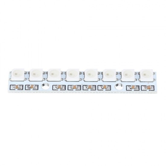 10pcs 8 Channel WS2812 5050 RGB LED Lights Built-in 8 Bits Full Color Driver Development Board For