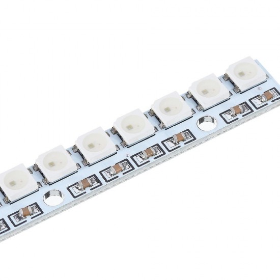 10pcs 8 Channel WS2812 5050 RGB LED Lights Built-in 8 Bits Full Color Driver Development Board For