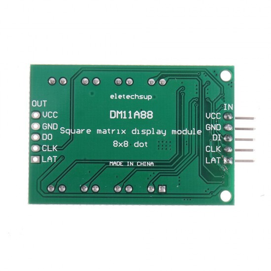 10pcs DM11A88 8x8 Square Matrix Red LED Dot Display Module for UNO MEGA2560 DUE - products that work with official boards 10pcs DM11A88 8x8 Square Matrix Red LED Dot Display Module for UNO MEGA2560 DUE - products that work with official boards