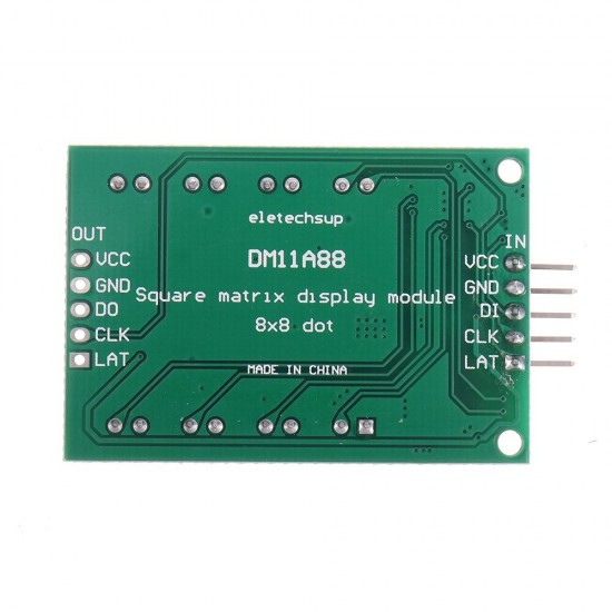 10pcs DM11A88 8x8 Square Matrix Red LED Dot Display Module for UNO MEGA2560 DUE - products that work with official boards