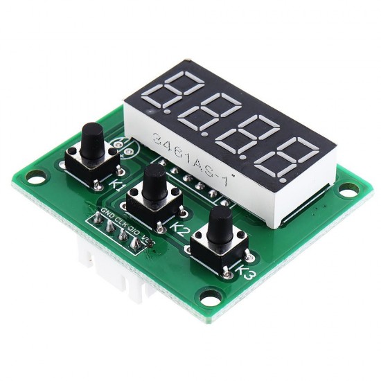10pcs Four Digital Tube LED Display Module TM1650 with Button Scanning Module 4-wire Driver I2C Protocol