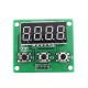 10pcs Four Digital Tube LED Display Module TM1650 with Button Scanning Module 4-wire Driver I2C Protocol