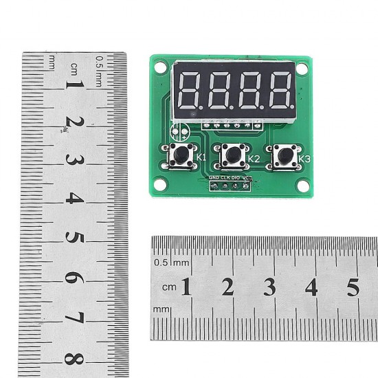 10pcs Four Digital Tube LED Display Module TM1650 with Button Scanning Module 4-wire Driver I2C Protocol 10pcs Four Digital Tube LED Display Module TM1650 with Button Scanning Module 4-wire Driver I2C Protocol