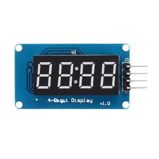 10pcs TM1637 4 Bits Digital LED Display Module 7 Segment 0.36 Inch RED Anode Tube Four Serial Driver Board For