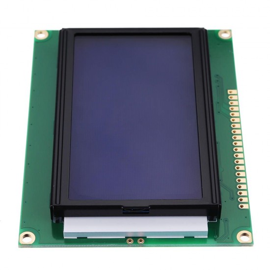 12864 128*64 LCD Display Module 5V Dots Graphic Blue Screen with Backlight 12864 128*64 LCD Display Module 5V Dots Graphic Blue Screen with Backlight