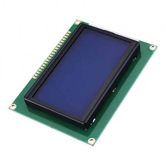 12864 128*64 LCD Display Module 5V Dots Graphic Blue Screen with Backlight 12864 128*64 LCD Display Module 5V Dots Graphic Blue Screen with Backlight