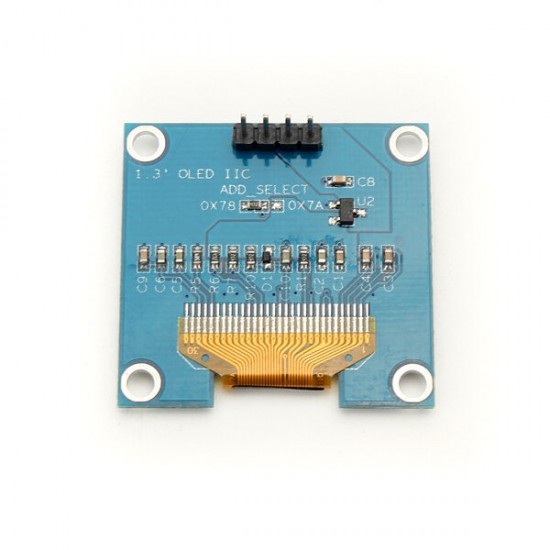 1.3 Inch 4Pin White OLED LCD Display 12864 IIC I2C Interface Module