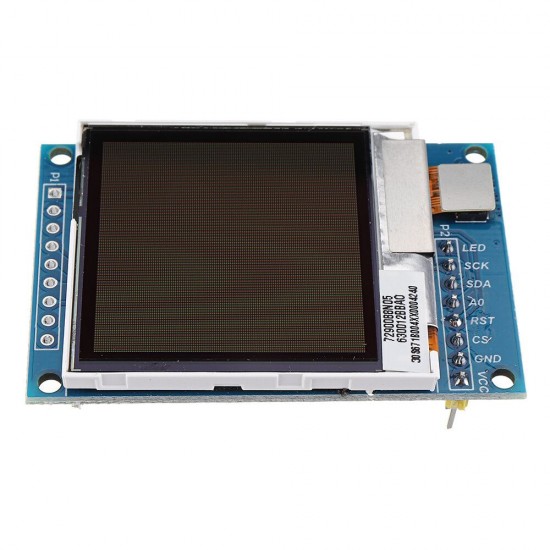 1.6 Inch Transflective TFT LCD Display Module 130X130 Sunlight Visible SPI Serial Port 3.3V 5V