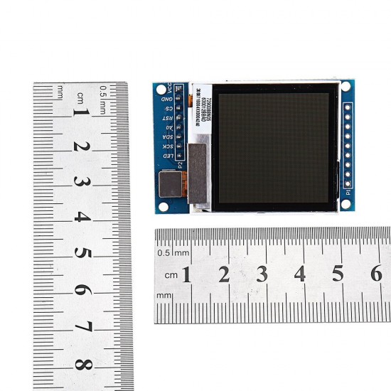 1.6 Inch Transflective TFT LCD Display Module 130X130 Sunlight Visible SPI Serial Port 3.3V 5V