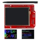 2.2 inch TFT LCD Display Module Touch Screen Shield + UNO R3 Kit With TF Card Pen 2.2 inch TFT LCD Display Module Touch Screen Shield + UNO R3 Kit With TF Card Pen