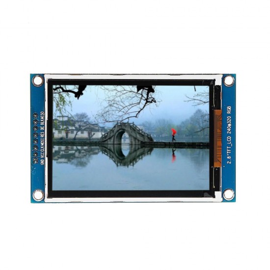 2.8 Inch 240*320 LCD Display Module SPI Serial Module TFT Color Screen Driver IC ILI9341 2.8 Inch 240*320 LCD Display Module SPI Serial Module TFT Color Screen Driver IC ILI9341