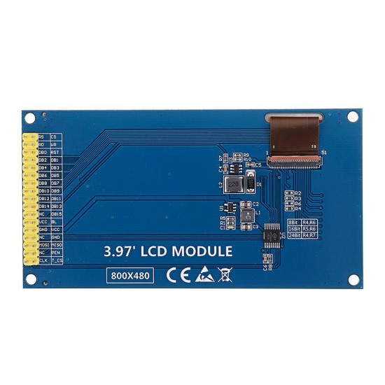 3.97 Inch IPS Touch Screen Module HD 800*480 TFT LCD Display 51 STM32 Driver NT35510 3.97 Inch IPS Touch Screen Module HD 800*480 TFT LCD Display 51 STM32 Driver NT35510