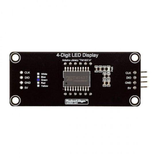 3Pcs 0.56 Inch Red LED Tube 4-Digit 7-segments Display Module 3Pcs 0.56 Inch Red LED Tube 4-Digit 7-segments Display Module