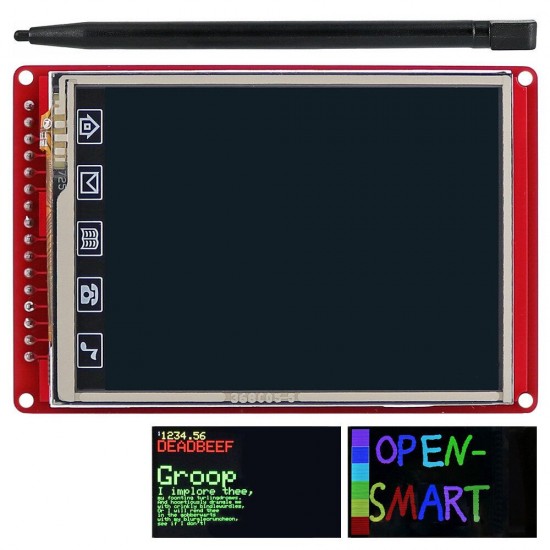 3pcs 2.8 Inch TFT LCD Shield Touch Screen Module with Touch Pen for UNO R3/Nano/Mega2560 for Arduino - products that work with official for Arduino boards