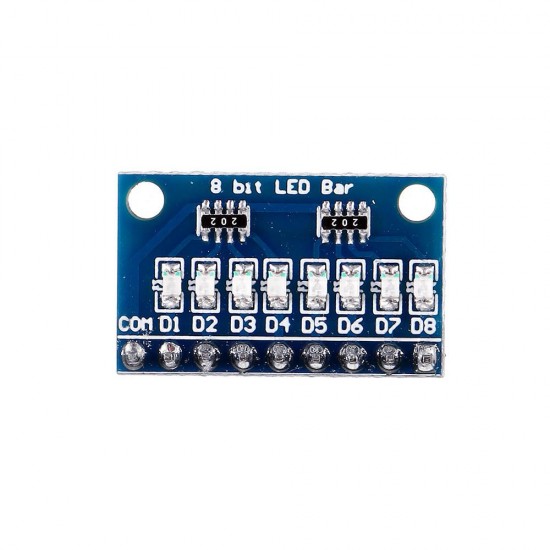 3pcs 3.3V 5V 8 Bit Blue Common Anode LED Indicator Display Module DIY Kit 3pcs 3.3V 5V 8 Bit Blue Common Anode LED Indicator Display Module DIY Kit