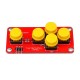 3pcs AD Analog Keyboard Module Electronic Building Blocks 5 Keys DIY 3pcs AD Analog Keyboard Module Electronic Building Blocks 5 Keys DIY