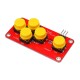 3pcs AD Analog Keyboard Module Electronic Building Blocks 5 Keys DIY 3pcs AD Analog Keyboard Module Electronic Building Blocks 5 Keys DIY
