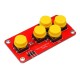 3pcs AD Analog Keyboard Module Electronic Building Blocks 5 Keys DIY 3pcs AD Analog Keyboard Module Electronic Building Blocks 5 Keys DIY