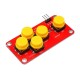 3pcs AD Analog Keyboard Module Electronic Building Blocks 5 Keys DIY 3pcs AD Analog Keyboard Module Electronic Building Blocks 5 Keys DIY