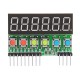 3pcs TM1637 6-Bits Tube LED Display Key Scan Module DC 3.3V To 5V Digital IIC Interface for Arduino - products that work with official Arduino boards