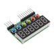 3pcs TM1637 6-Bits Tube LED Display Key Scan Module DC 3.3V To 5V Digital IIC Interface for Arduino - products that work with official Arduino boards