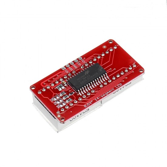 4-bit Pozidriv 0.54 Inch 14-segment LED Digital Tube Module Red & Green / Red & Orange I2C Control 2-line Control LED Display Screen Module