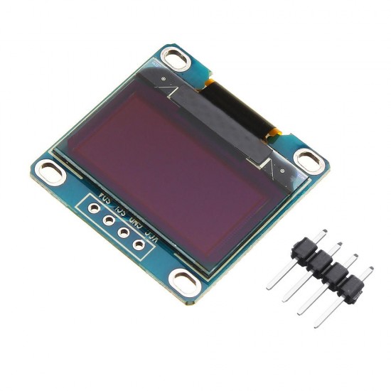 5Pcs 0.96 Inch 4Pin White IIC I2C OLED Display Module 12864 LED