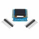 5Pcs OLED Shield V2.0.0 For Wemos D1 Mini 0.66inch Inch 64X48 IIC I2C Two Button