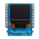 5Pcs OLED Shield V2.0.0 For Wemos D1 Mini 0.66inch Inch 64X48 IIC I2C Two Button