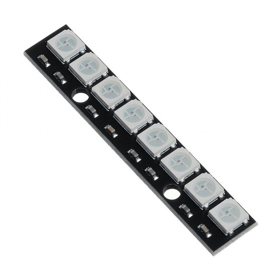 5Pcs Straight Board 8x 5050 RGB Cool White LED Display With Integrated Drivers Module