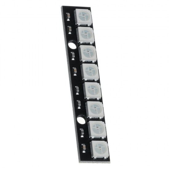 5Pcs Straight Board 8x 5050 RGB Cool White LED Display With Integrated Drivers Module