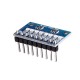 5pcs 3.3V 5V 8 Bit Red Common Anode LED Indicator Display Module DIY Kit