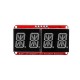 5pcs 4-bit Pozidriv 0.54 Inch 14-segment LED Digital Tube Module Red & Green I2C Control 2-line Control LED Display Screen Module 5pcs 4-bit Pozidriv 0.54 Inch 14-segment LED Digital Tube Module Red & Green I2C Control 2-line Control LED Display Screen Module