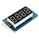 5pcs TM1637 4 Bits Digital LED Display Module 7 Segment 0.36 Inch RED Anode Tube Four Serial Driver Board For