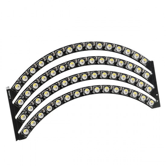 60x 5050 RGBW 4500K LED Board With Integrated Drivers Natural White Ring Need Soldering