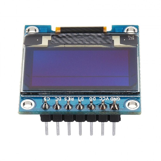 7Pin 0.96 Inch OLED Display Yellow Blue 12864 SSD1306 SPI IIC Serial LCD Screen Module for Arduino - products that work with official Arduino boards